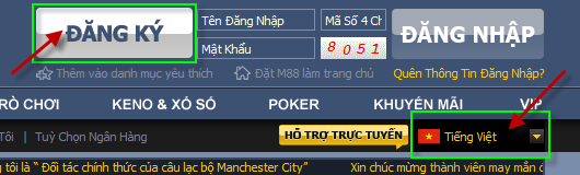 Hướng dẫn đăng ký tài khoản M88BET