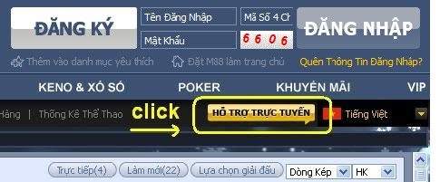 Hướng dẫn gửi tiền vào tài khoản M88BET